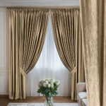 Draperie de Catifea Texturata Tokyo Blackout 80% Bej Light