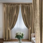 Draperie de Catifea Texturata Tokyo Blackout 80% Bej