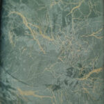 Draperie Cairo Luxury din Catifea cu Insertii   Blackout 80 % Verde Menta - imagine 2