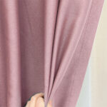 Draperie de Stofa Shine cu Textura Groasa 90% Blackout Roz - imagine 3