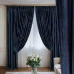 Draperie de Catifea Texturata Tokyo Blackout 80% Bleomarin