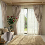 Draperie Lyon Luxury din Catifea cu Insertii   Blackout 70 % BEJ LIGHT