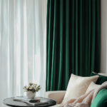 Draperie de Catifea Premium Blackout 100% Verde - imagine 2