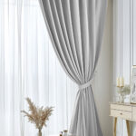 Draperie de Catifea Premium Blackout 100% Silver - imagine 2
