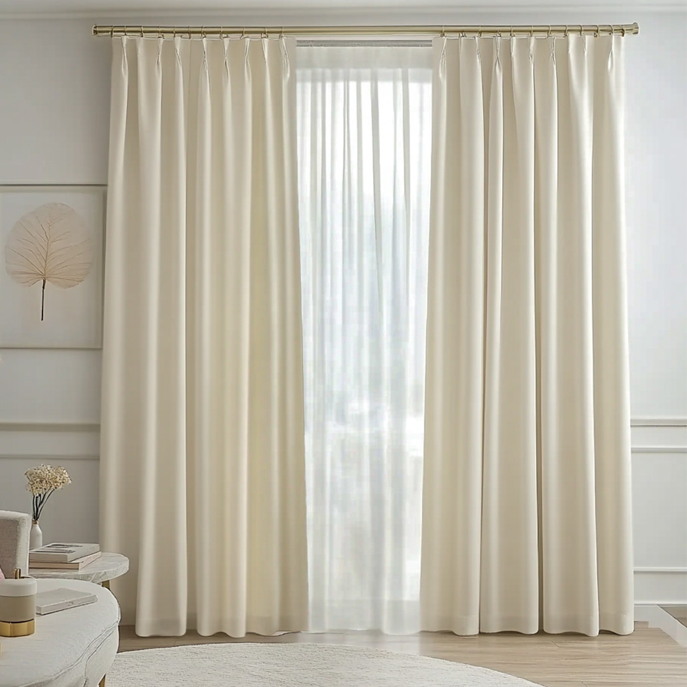 panama-24.jpg Draperie de Catifea Premium Blackout 100% Crem - imagine 1