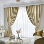 Draperie de Catifea Premium Blackout 100% Auriu