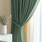 Draperie de Catifea Premium Blackout 100% Verde Menta - imagine 2