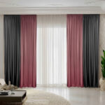 Draperie de Catifea Duo / Rose-Gri