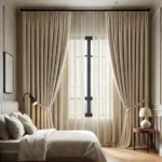 Draperie de Catifea Elite Blackout 100% Alb Perlat