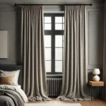 Draperie de Catifea Elite Blackout 100% Grej