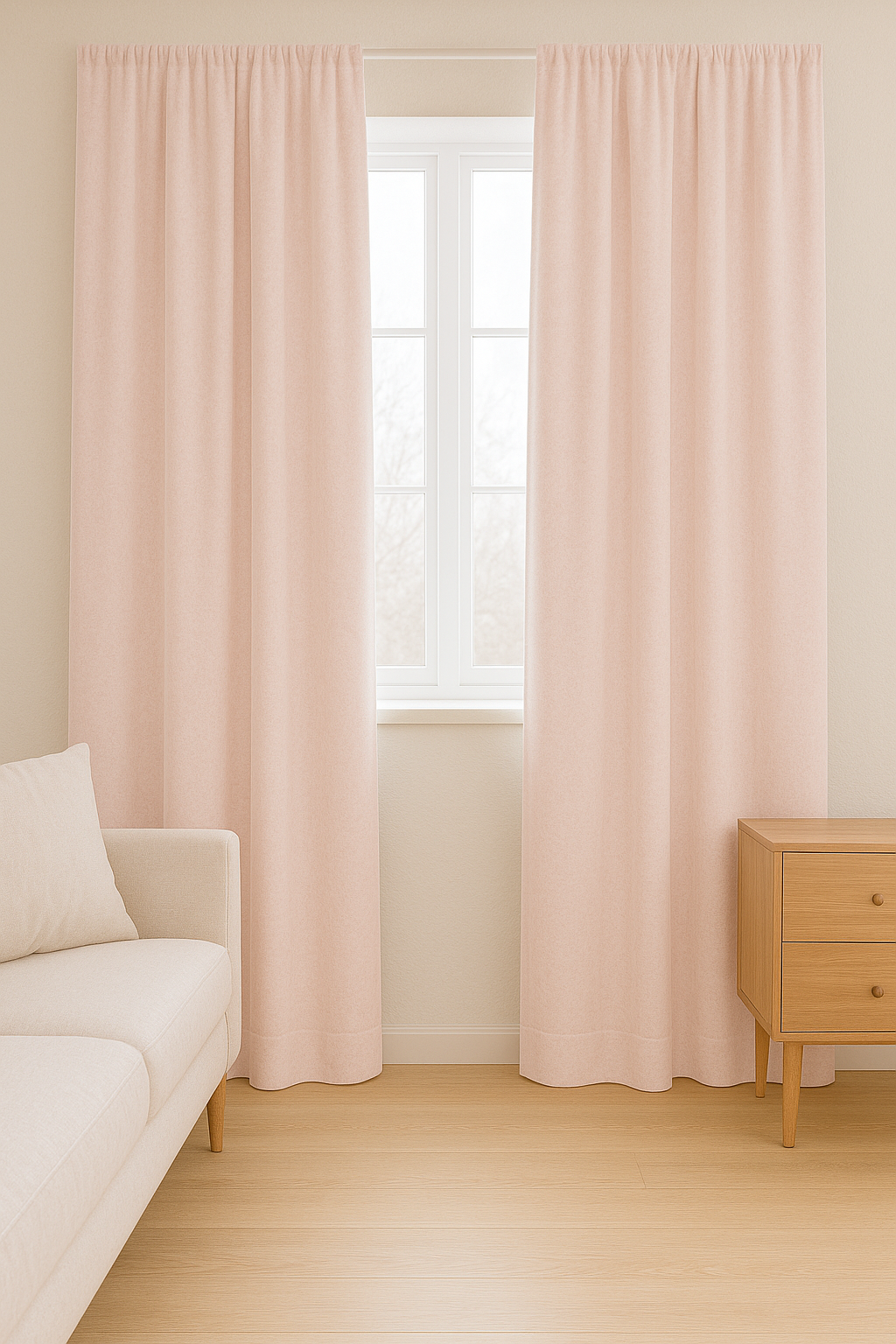 sak10-1-1.png Draperie de Catifea Elite Blackout 100% Roz Prafuit - imagine 1