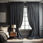 Draperie de Catifea Elite Blackout 100% Gri Antracit