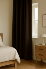 Draperie de Catifea Elite Blackout 100% Maro - imagine 2