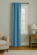 Draperie de Catifea Elite Blackout 100% Turcoaz - imagine 2