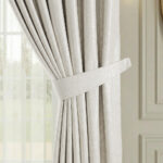 Draperie Lucioasa  de Textura Groasa  Blackout 100% Crem Auriu - imagine 3