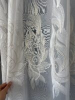 Perdea Vanessa cu Broderie Fina - Crem L5m/H2.60m cu Rejansa Wave - imagine 3