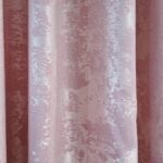 Draperie de Textura Nisip Turcesc Roz Pudra - imagine 2