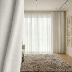 Draperie de Textura Groasa 100% Blackout Lazio  Ivory
