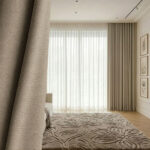 Draperie de Textura Groasa 100% Blackout Lazio  Bej-Nisipiu