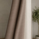 Draperie de Textura 100% Blackout Lazio  Grej - imagine 2
