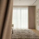 Draperie de Textura 100% Blackout Lazio  Bej - Caramel