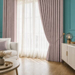 Draperie de Textura 100% Blackout Lazio  Roz Prafuit