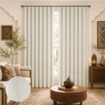 Draperie Cu Textura de In  Blackout 100% Sao Paulo Ivory
