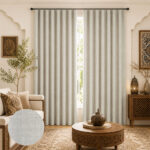 Draperie Cu Textura de In  Blackout 100% Sao Paulo Bej Deschis