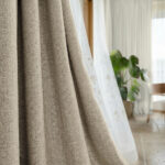 Draperie Cu Textura de In  Blackout 100% Sao Paulo Maro-Deschis - imagine 2