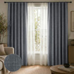Draperie Cu Textura de In  Blackout 100% Sao Paulo Gri-Bej