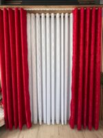 Draperie de Textura Nisip Turcesc Burguny - imagine 3