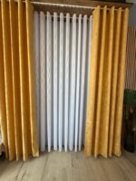 Draperie de Textura Nisip Turcesc Galben - imagine 2