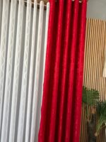 Draperie de Textura Nisip Turcesc Burguny - imagine 4