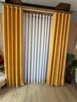 Draperie de Textura Nisip Turcesc Galben