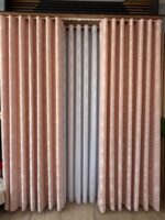 Draperie de Textura Nisip Turcesc Roz Pudra