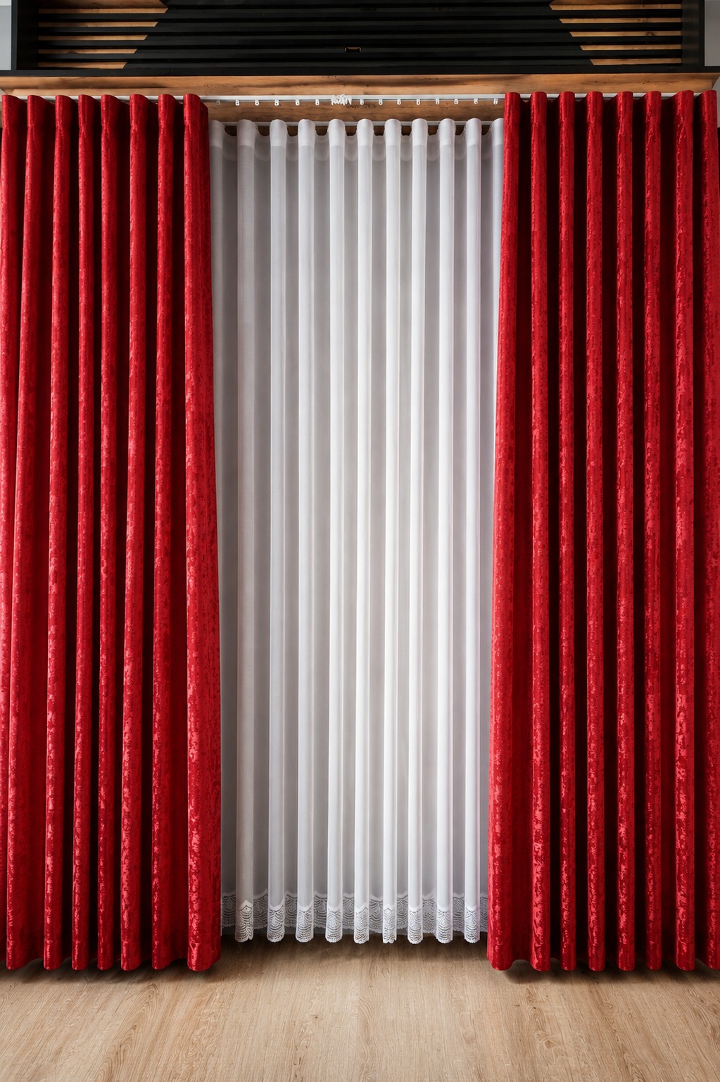 WhatsApp Image 2026-06-10 at 10.52.04 (3) Draperie de Textura Nisip Turcesc Burguny - imagine 1