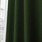 Draperie cu Textura Petek Verde Inchis 14202 - imagine 2