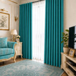 Draperie cu Textura Safari Baby Blue 3714