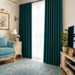 Draperie cu Textura Safari Turcoaz 3777