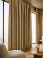Draperie cu Textura Petek Bej  14202