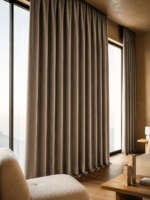 Draperie cu Textura Maro  14202