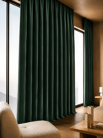 Draperie cu Textura Petek Verde Inchis 14202