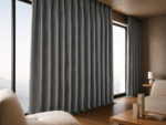 Draperie cu Textura Gri Silver 14202