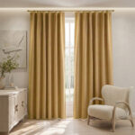 Draperie cu Textura Petek Bej Deschis 14202