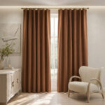 Draperie cu Textura Petek Bej Cappuccino 14202