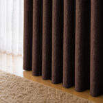 Draperie cu Textura Safari Maro Inchis 3705 - imagine 2