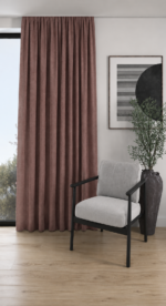 Draperie cu Textura Safari Maro Inchis 3705