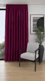 Draperie cu Textura Safari Visiniu 3707