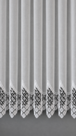 Perdea  Cristal Alba  cu Broderie Jos BRD-6968-72/03