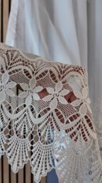 Perdea  din Inisor Crem cu Broderie 2 Randuri BRD-6965-72/03 - imagine 4